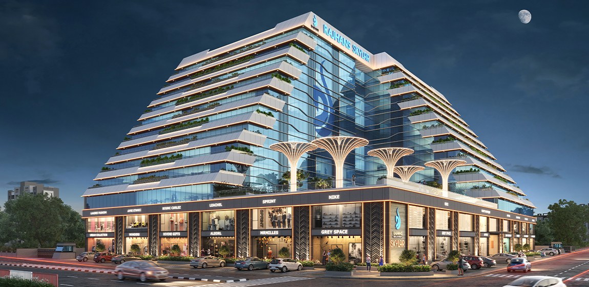 Showroom for Lease / Rent at Udhna - Magdalla Road, Vesu, Surat.