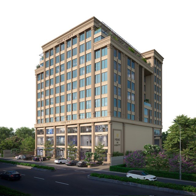 713 Sft Office Space for Lease / Rent at Vip Road, Vesu, Surat.