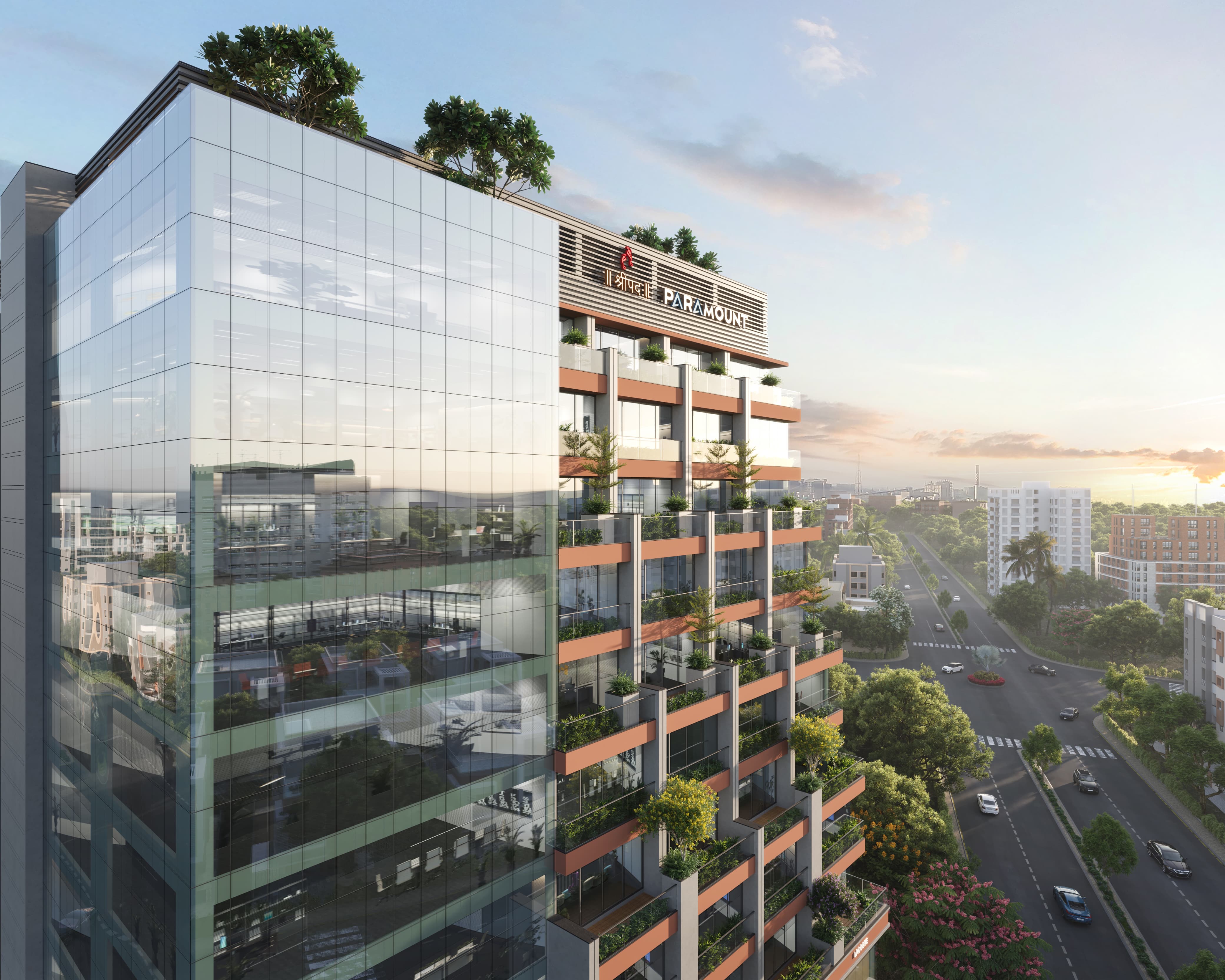 Office Space for Lease / Rent at L.p.Savani Road, Adajan, Surat.