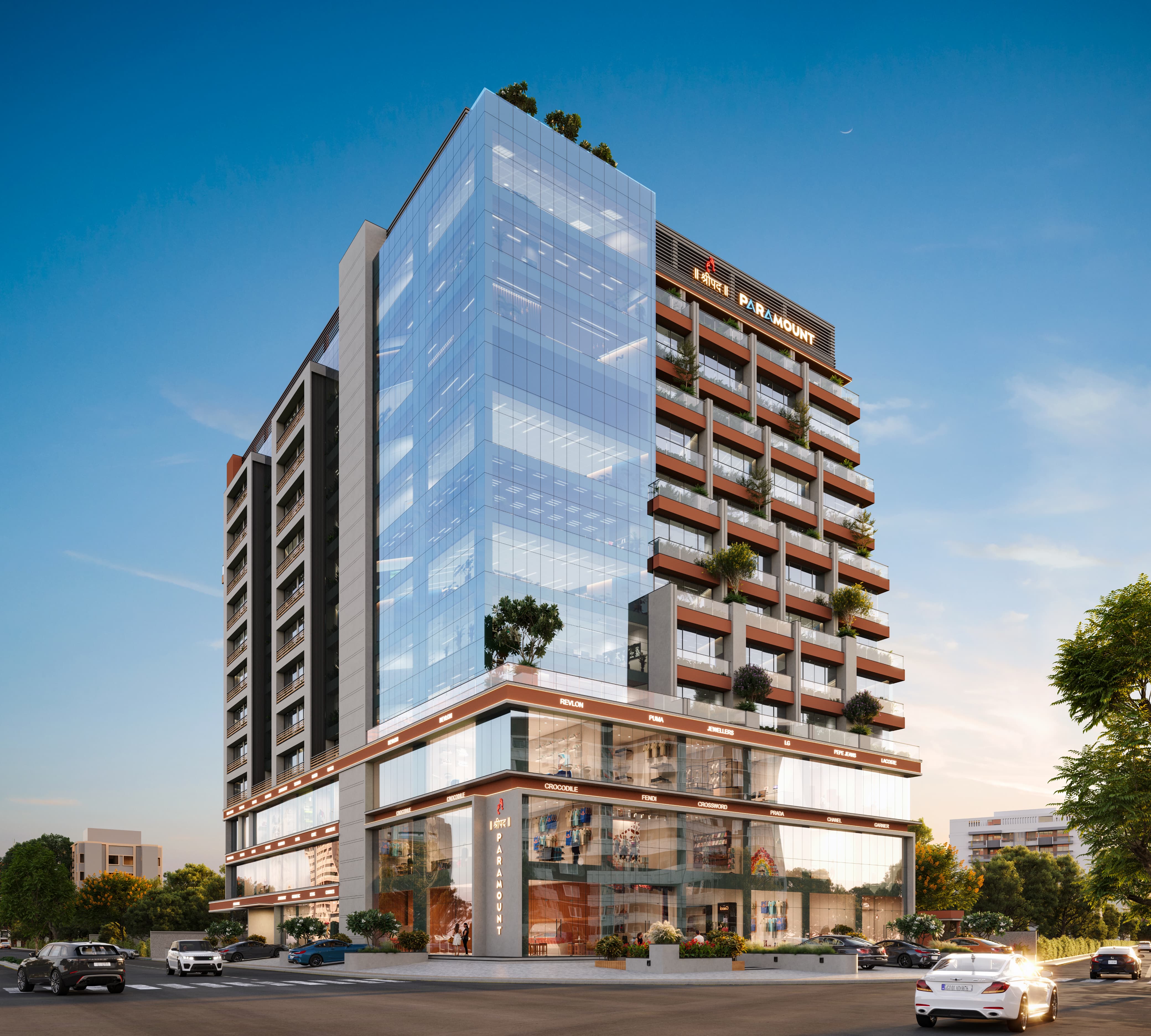 Office Space for Lease / Rent at L.p.Savani Road, Adajan, Surat.