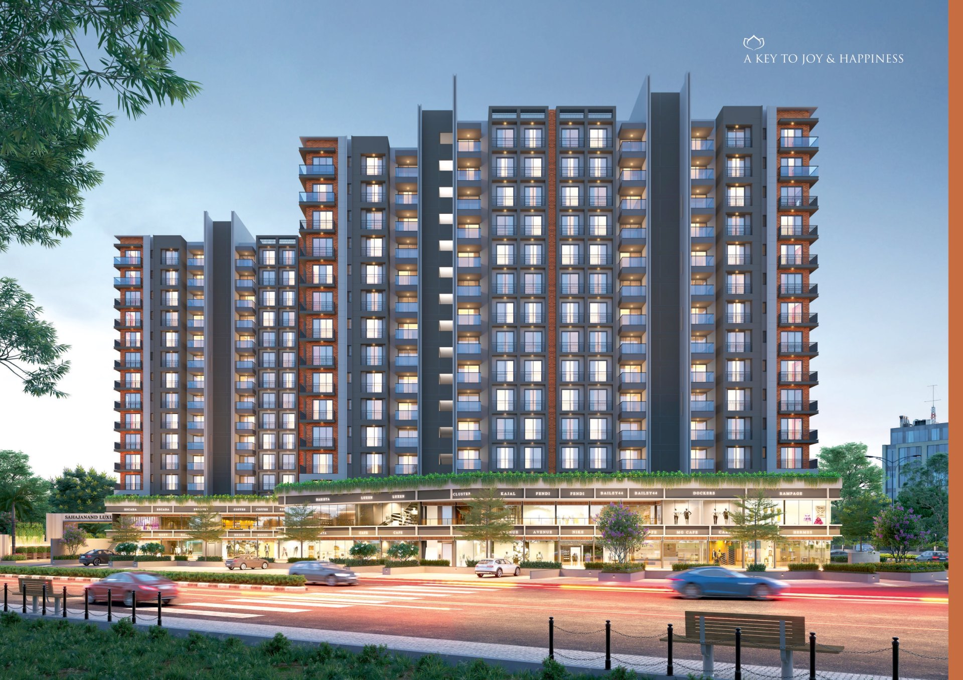 882 Sft Carpet area Showroom/ Shop for Lease / Rent at Jangirabad Surat.