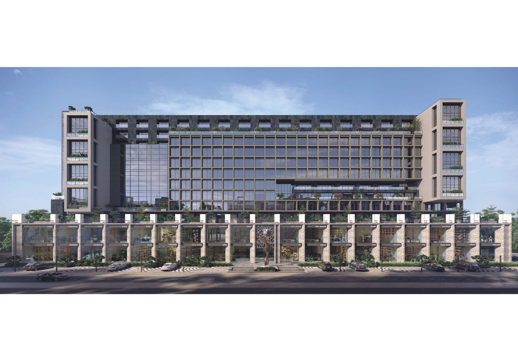Showroom/ Shop for Lease / Rent at Udhna - Magdalla Road, Vesu, Surat.