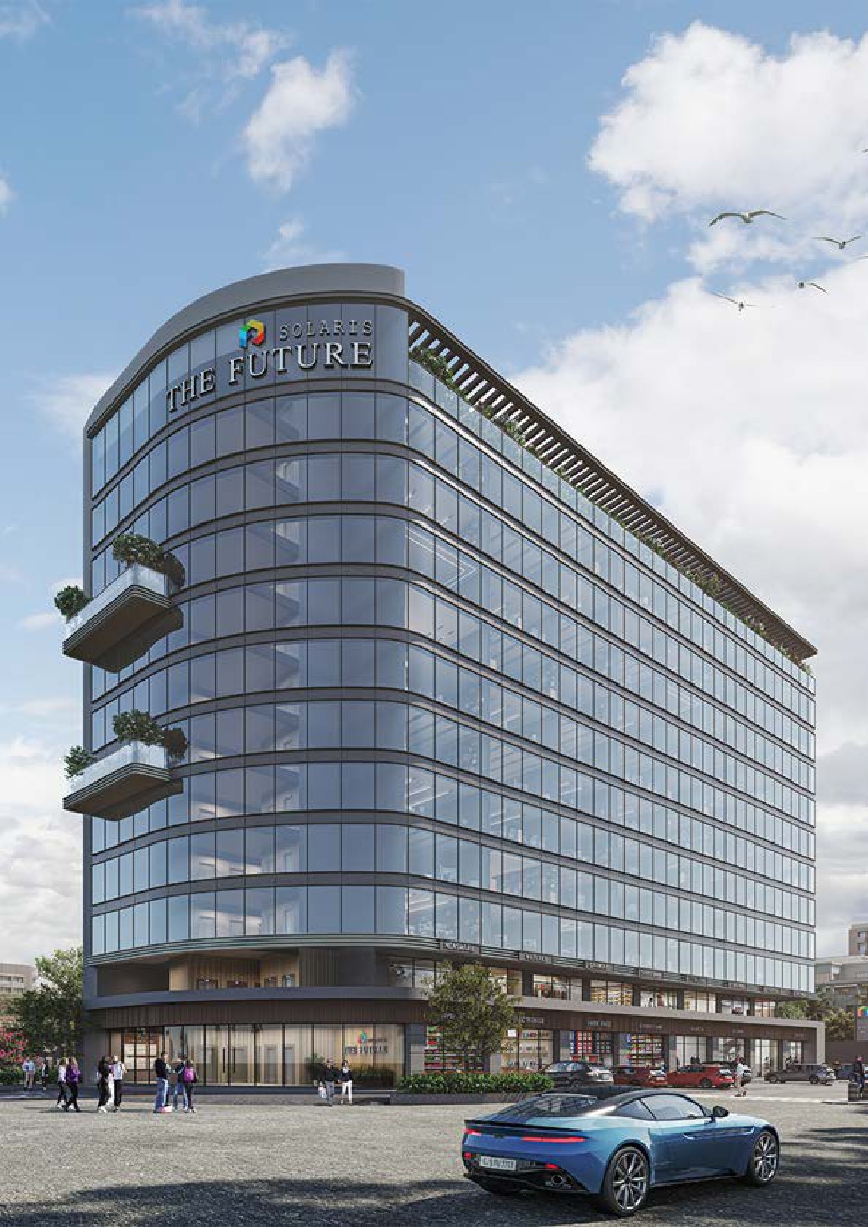 515 Sft Office Space for Lease / Rent at Vip Road, Vesu, Surat.