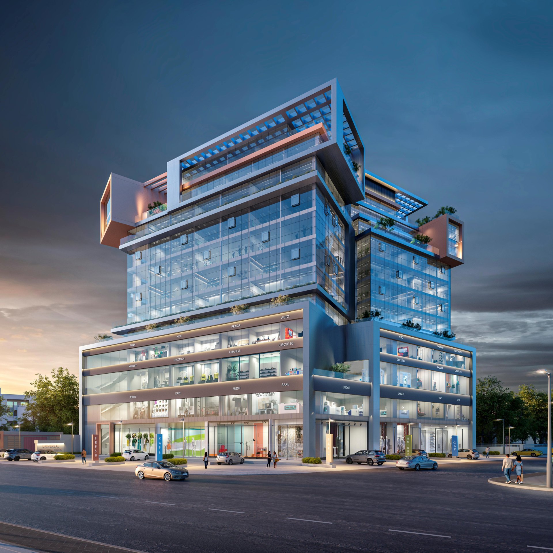 Office Space for Lease / Rent at L.p.Savani Road, Adajan, Surat.