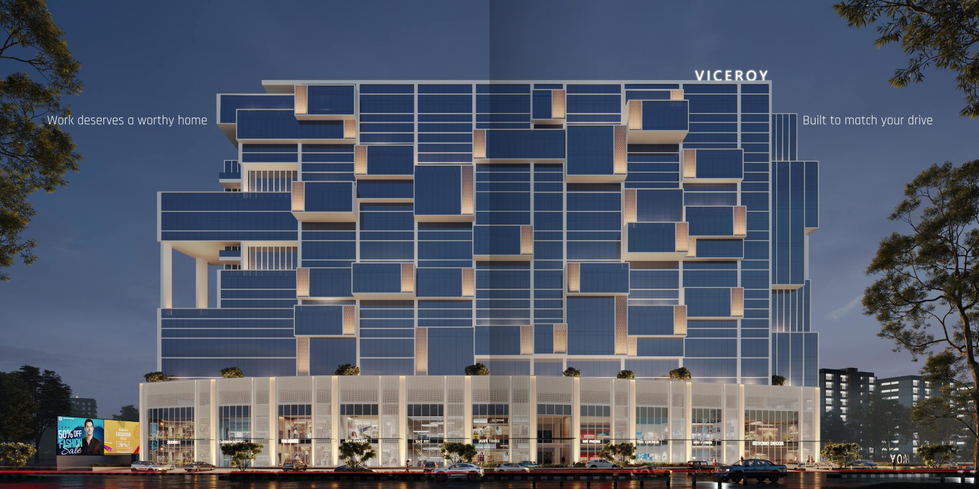 Office Space for Lease / Rent at L.p.Savani Road, Adajan, Surat.