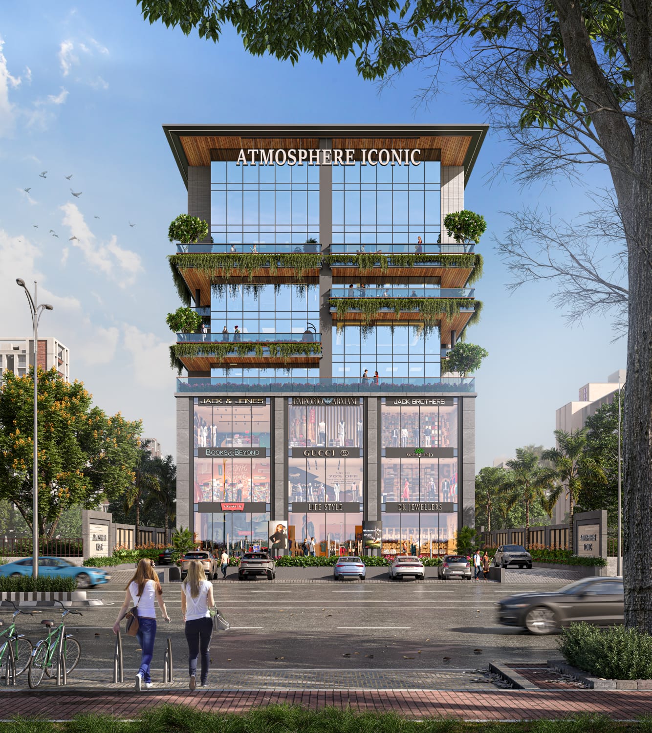 402 Sft Office Space for Lease / Rent at Vip Road, Vesu, Surat.